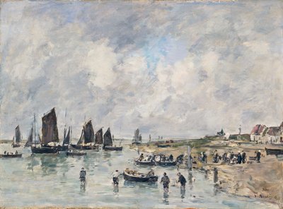 Etaples by Eugene Louis Boudin