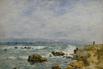 The Pointe of Ilette, Antibes, 1893 by Eugene Louis Boudin
