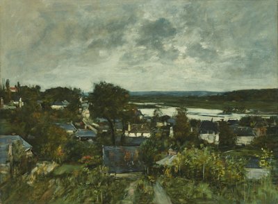 The Touques near Deauville by Eugene Louis Boudin