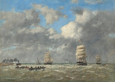 Le Havre, 1883 by Eugene Louis Boudin