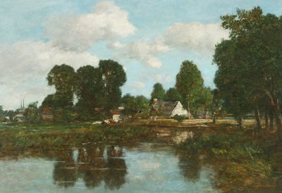 Near Quimper by Eugene Louis Boudin