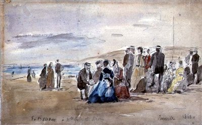 Trouville by Eugene Louis Boudin