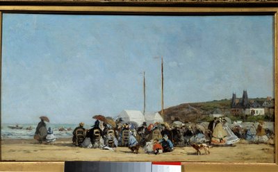 Trouville Beach by Eugene Louis Boudin