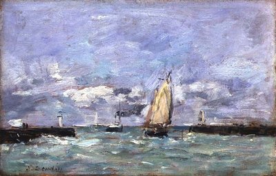 Trouville by Eugene Louis Boudin