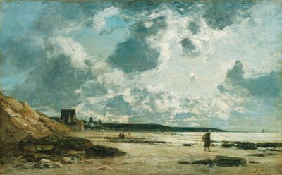 Trouville, the Black Rocks, c.1860-1865 by Eugene Louis Boudin