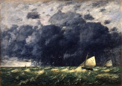 A Grain, 1886 by Eugene Louis Boudin