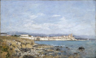 View of Antibes by Eugene Louis Boudin