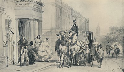 In Eaton Square by Eugene Louis Lami