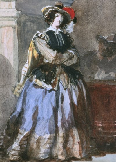 Portrait of Woman by Eugene Louis Lami