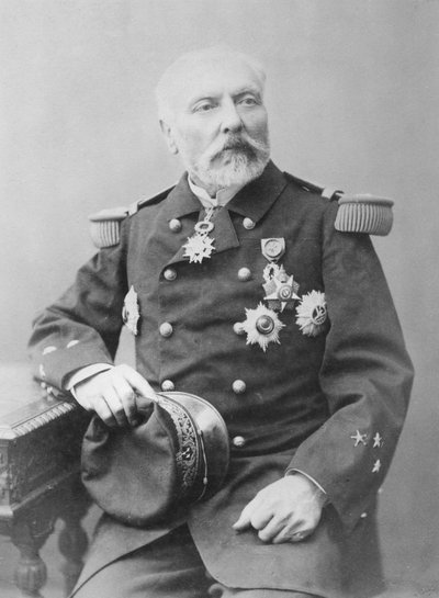 Portrait of Hyacinthe Laurent Théophile Aube by Eugene Pirou