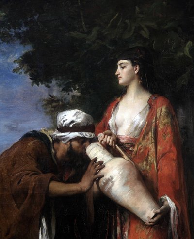 Rebecca to the Well (detail) by Eugene Romain Thirion