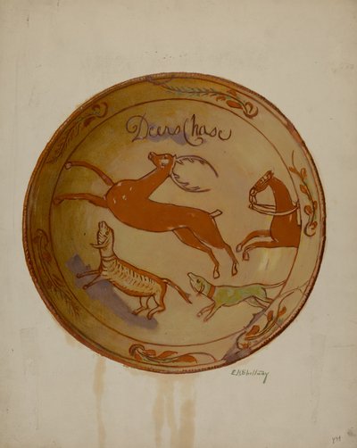 Pa. German Plate by Eugene Shellady