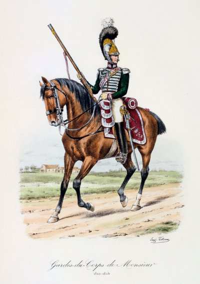 Gardes-du-Corps de Monsieur by Eugene Titeux