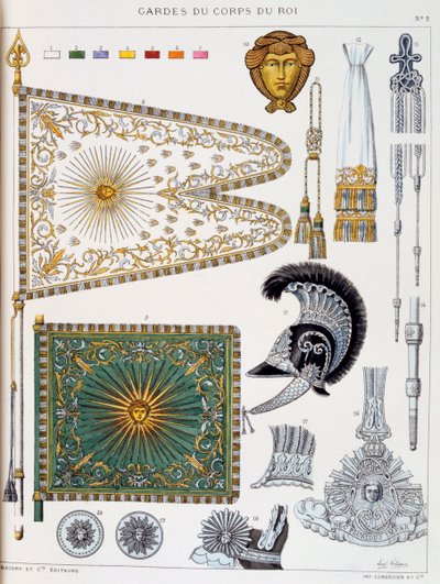 Gardes-du-Corps de Roi, Insignia by Eugene Titeux
