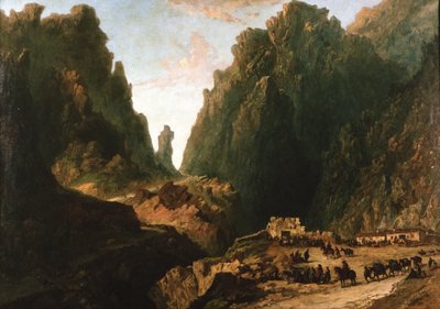 Landscape with Smugglers by Eugenio Lucas Velázquez