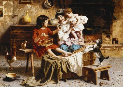 Amusing Baby by Eugenio Zampighi