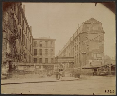 Old Hôtel Dieu by Eugène Atget
