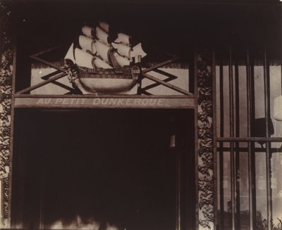 At Little Dunkirk, 3 Quai Conti by Eugène Atget