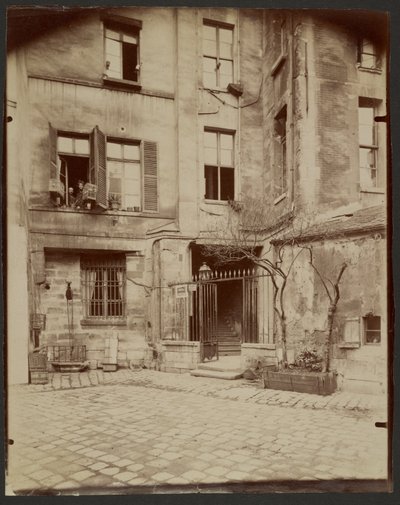 Courtyard of Rouen by Eugène Atget