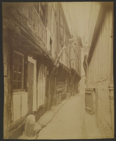 Rouen, Impasse des Hauts-Mariages by Eugène Atget
