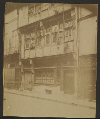 Rouen, House on Saint-Romain Street, 74 by Eugène Atget