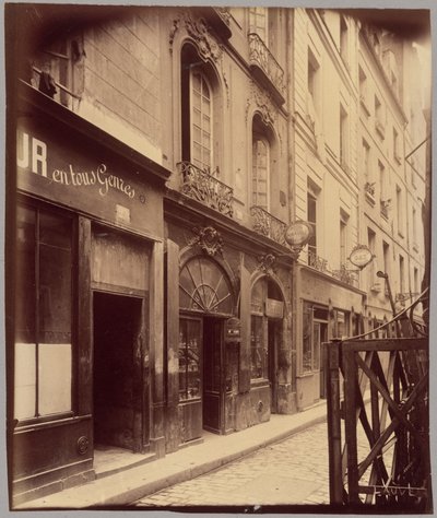 Rue de la Parcheminerie by Eugène Atget