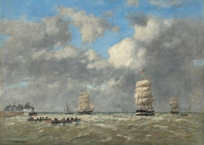 Le Havre by Eugène Boudin