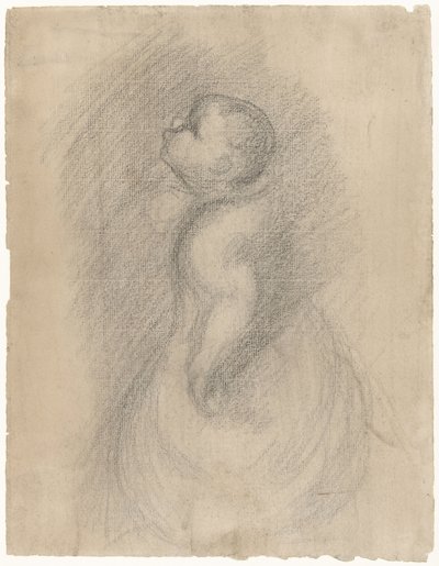 Baby, Seen from the Side by Eugène Carrière