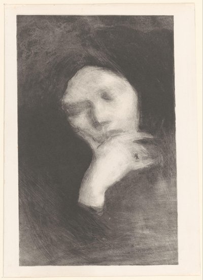Portrait of a Meditating Woman by Eugène Carrière
