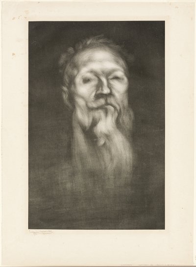 Portrait of Auguste Rodin by Eugène Carrière