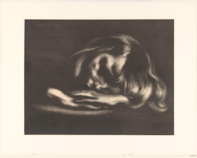 Sleeping girl by Eugène Carrière