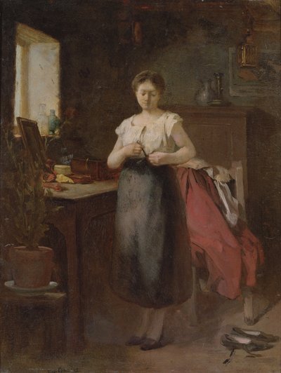 Woman in an Interior by Eugène Carrière