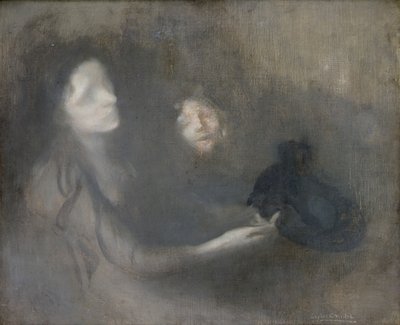 Woman with a Hat by Eugène Carrière