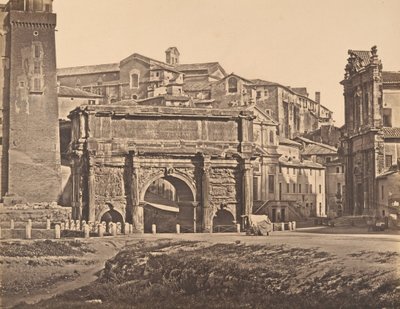 Arch of Septimius Severus, 1848-52 by Eugène Constant