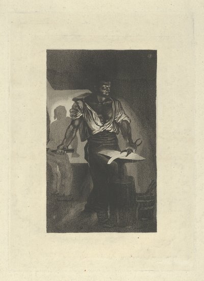 A Blacksmith, 1833 by Eugène Delacroix