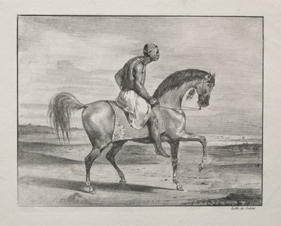 African on Horseback by Eugène Delacroix