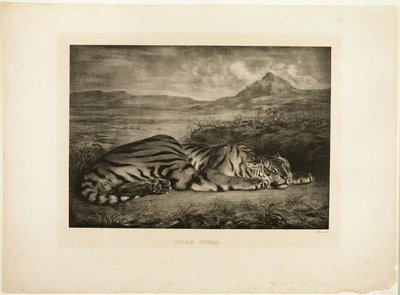 Bengal Tiger by Eugène Delacroix