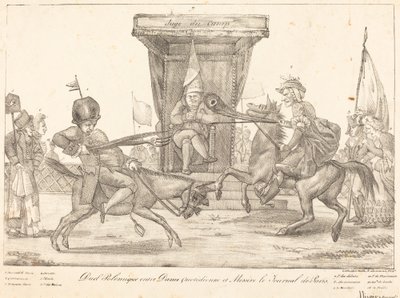 Duel Polemique by Eugène Delacroix