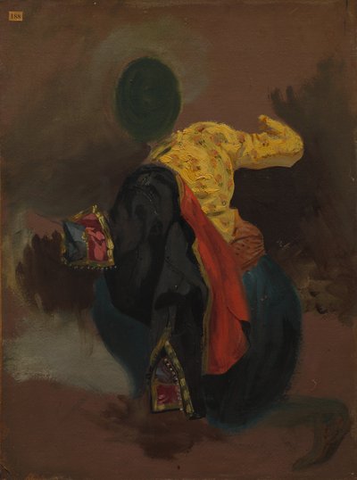 Figure in Turkish Costume, c. 1856-1863 by Eugène Delacroix