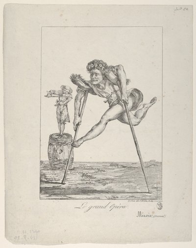 The Grand Opera, 1821 by Eugène Delacroix