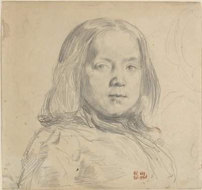 Portrait of a Child by Eugène Delacroix