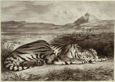 Royal Tiger by Eugène Delacroix