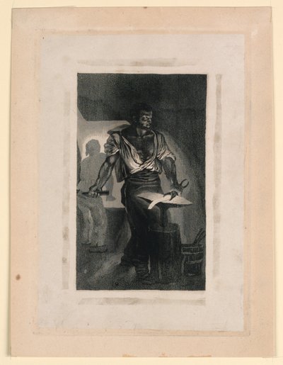 The Blacksmith by Eugène Delacroix