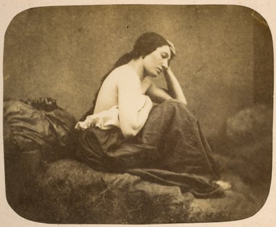 Female Portrait by Eugène Durieu