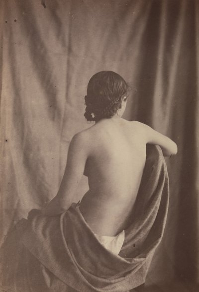 Seated Female Nude, 1853-54 by Eugène Durieu
