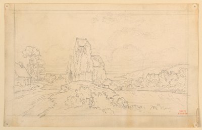 Landscape Sketch by Eugène Edouard Soulès