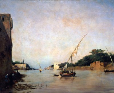 View of the Nile by Eugène Fromentin