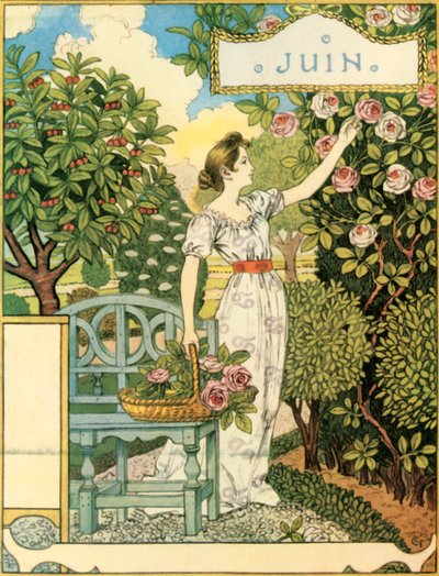 June, 1896 by Eugene Grasset