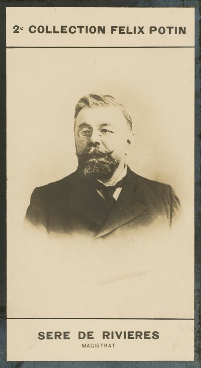 Georges Sere De Rivieres, Magistrate by European Photographer