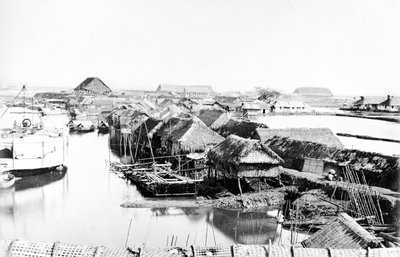 Native Houses, Saigon by European Photographer